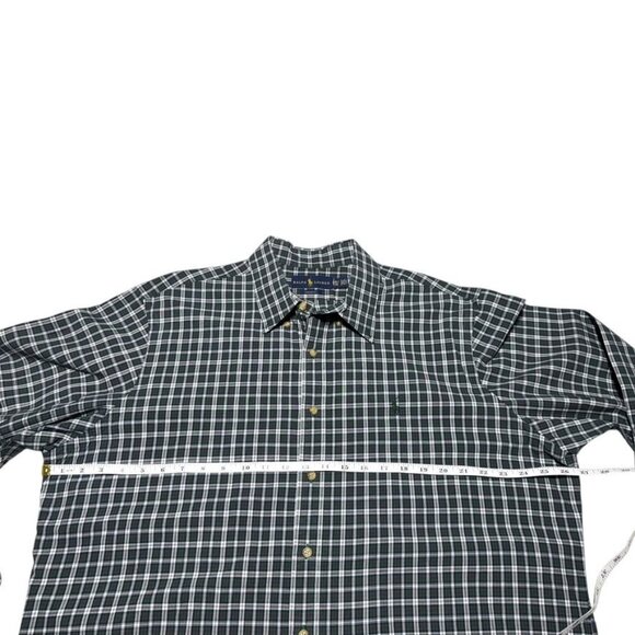 Ralph Lauren Green Plaid Button Front Shirt Size XXL - Picture 5 of 7